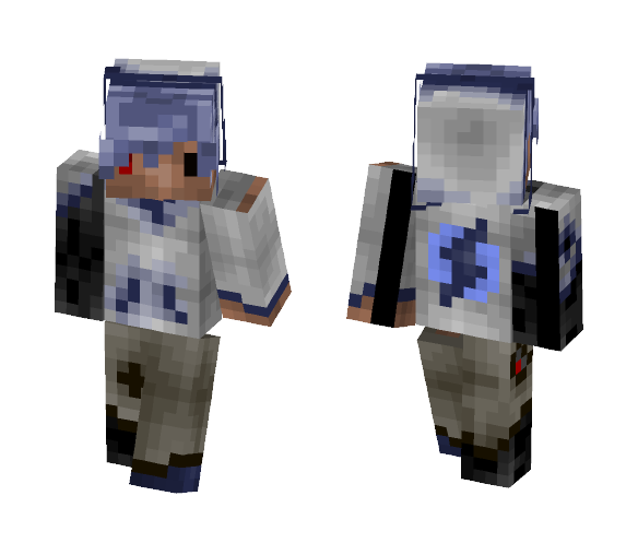 Half-Cyborg Guy - Male Minecraft Skins - image 1