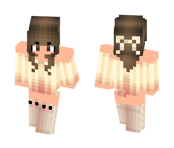 Cat Shoes Girl | Kawaii Outfit - Cat Minecraft Skins - image 1