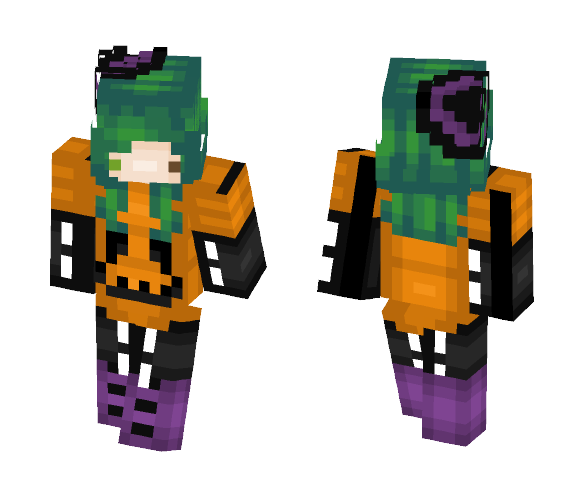 sp00ky sc4ry sk3l3tons - Female Minecraft Skins - image 1