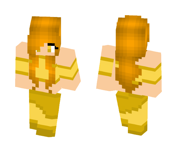 Gold - Female Minecraft Skins - image 1