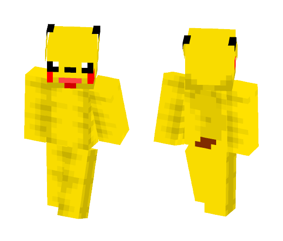 Pikachu - New shading! - Male Minecraft Skins - image 1