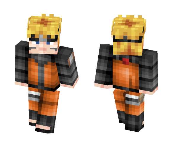 Naruto Uzumaki - Naruto Shippuden - Male Minecraft Skins - image 1