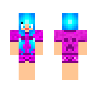 Blue Hair - Female Minecraft Skins - image 2