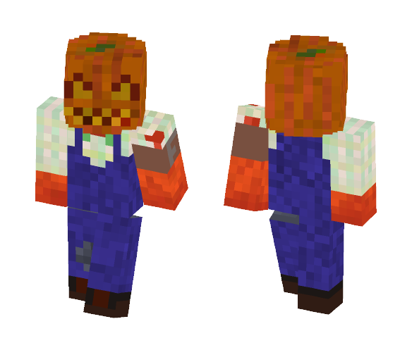 Pumpkin F Man - Other Minecraft Skins - image 1