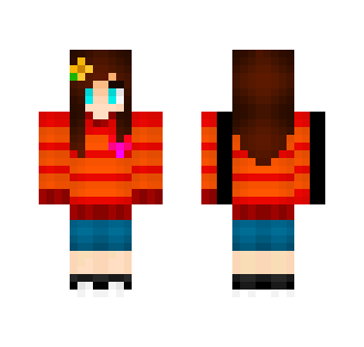 Lulu ( Undertale OC ) - Female Minecraft Skins - image 2