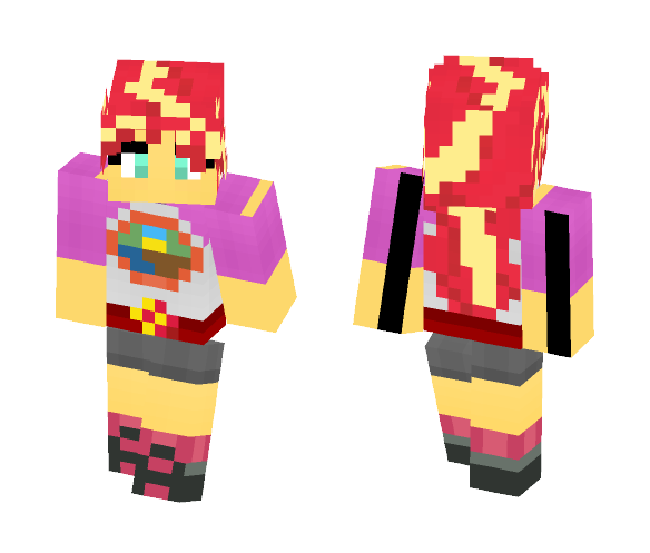 Legend of Everfree: Sunset Shimmer - Female Minecraft Skins - image 1