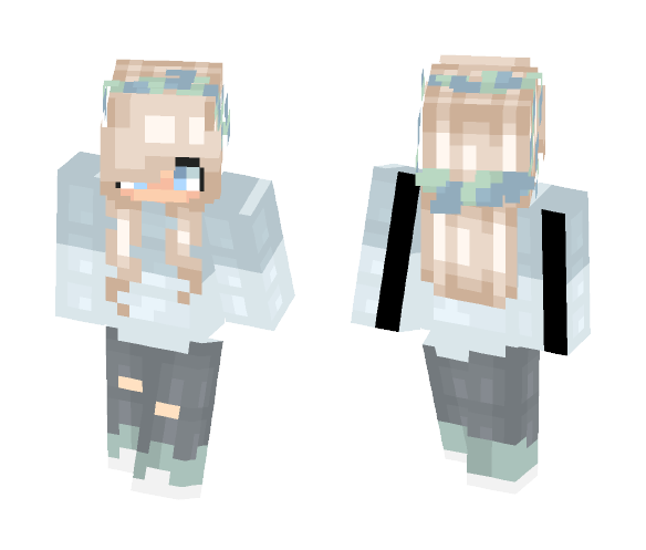 I feel blue - Female Minecraft Skins - image 1