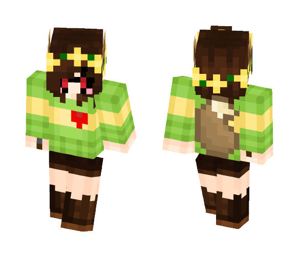 Chara Eevee - Female Minecraft Skins - image 1
