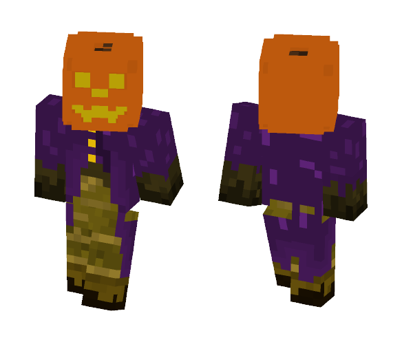 Pumpkin King Jack - By xXSlayXx - Male Minecraft Skins - image 1