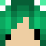 Cute Green Wolf Girl - Cute Girls Minecraft Skins - image 3