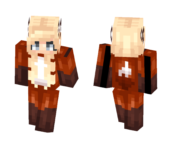 Fox Onesie - Female Minecraft Skins - image 1