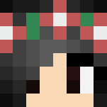 Kawaii girl with black hair - Color Haired Girls Minecraft Skins - image 3