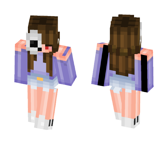 Evil Skull Girl | My Halloween Skin - Girl Minecraft Skins - image 1