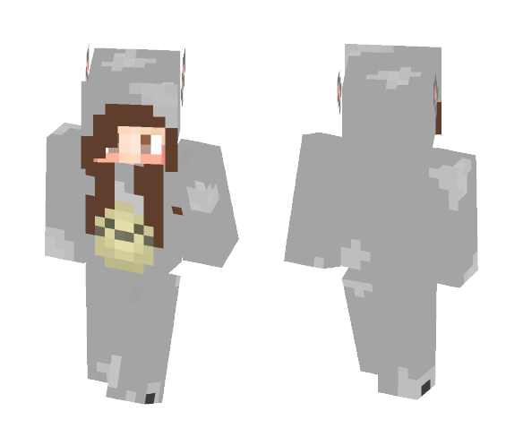 Totoro Girl Halloween - Girl Minecraft Skins - image 1