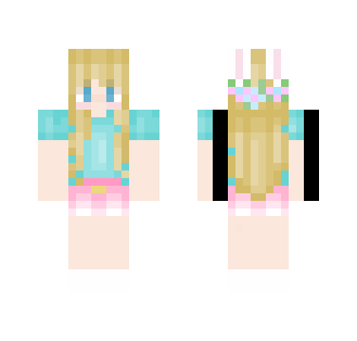 || Cute bunny blonde || - Female Minecraft Skins - image 2