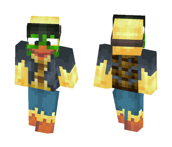 Updated Halloween Birdle - Halloween Minecraft Skins - image 1