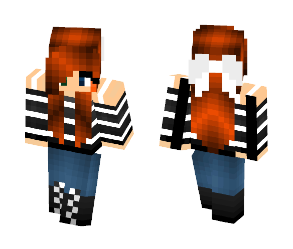 Red head girl ♫ - Girl Minecraft Skins - image 1