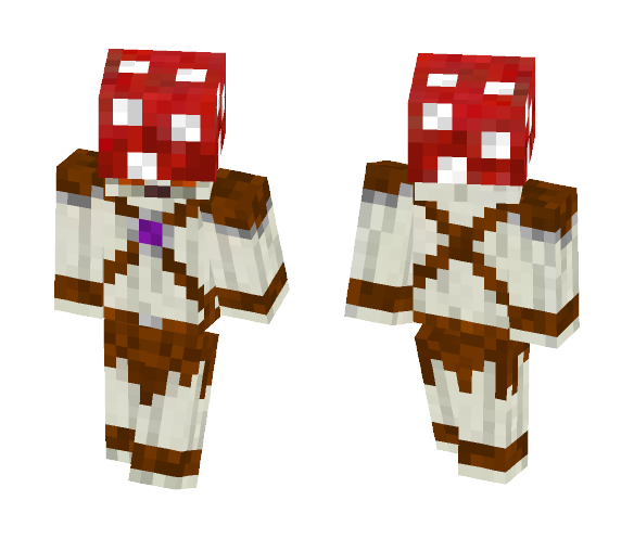 Ebongraspian Shroom Man - Interchangeable Minecraft Skins - image 1