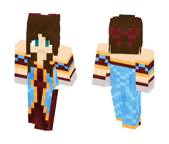Arabella Dress [Request] - Female Minecraft Skins - image 1