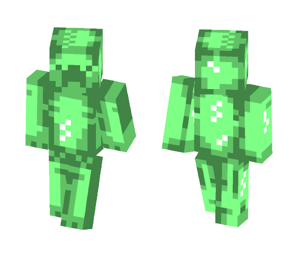 Retro Creeper - Male Minecraft Skins - image 1