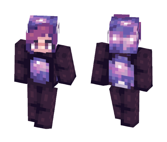 Galaxy Panda (better in 3d) - Female Minecraft Skins - image 1