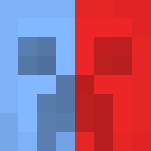 Blue and Red Creeper - Male Minecraft Skins - image 3