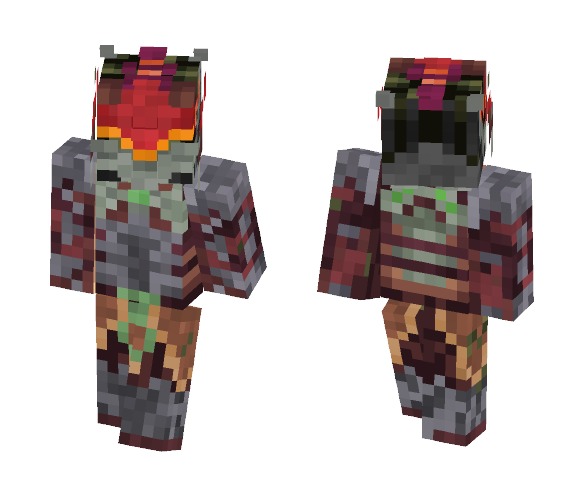 Overwatch-Demon Hunter Genji - Male Minecraft Skins - image 1