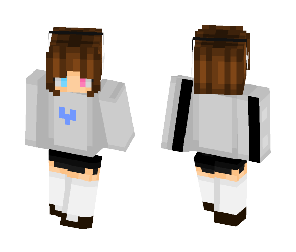But Where's YOUR heart? (OC- Ellie) - Female Minecraft Skins - image 1