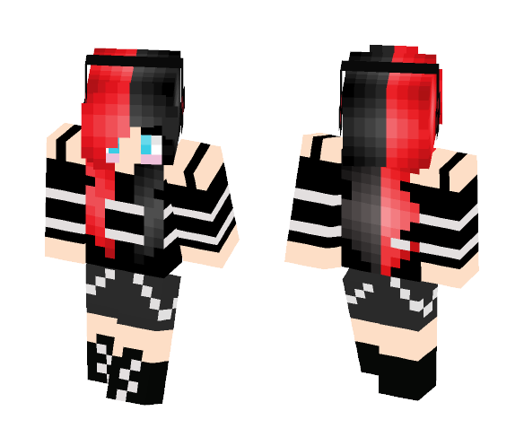 Gothic Gamer Girl - Girl Minecraft Skins - image 1
