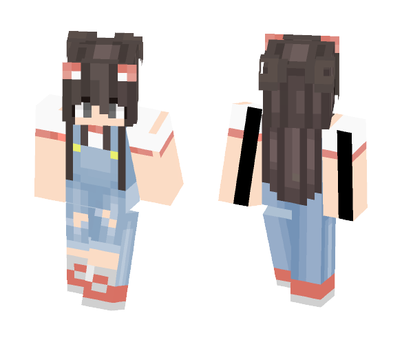 Tumblr Dungeree Girl - Girl Minecraft Skins - image 1