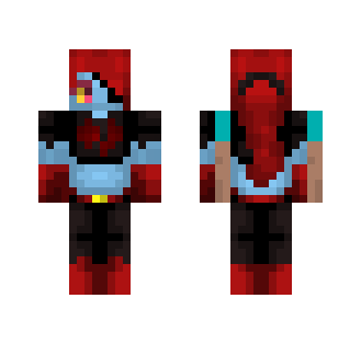 Underfell - Undyne - Female Minecraft Skins - image 2