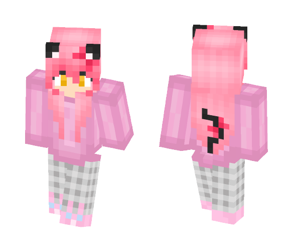 Kawaii Chan in Pajamas - Kawaii Minecraft Skins - image 1