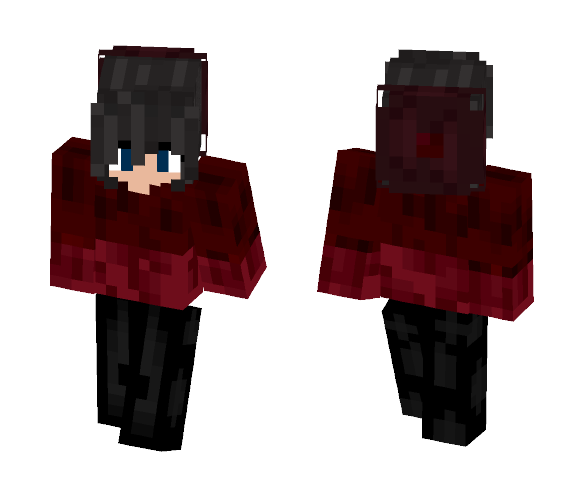 Girl in red - Girl Minecraft Skins - image 1