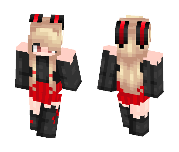a red bunneh - Female Minecraft Skins - image 1