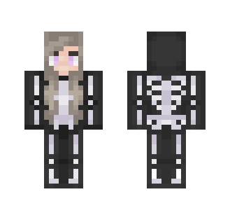 Skeleton Girl// _LostGirlDream_ - Female Minecraft Skins - image 2