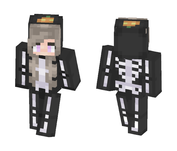 Skeleton Girl// _LostGirlDream_ - Female Minecraft Skins - image 1