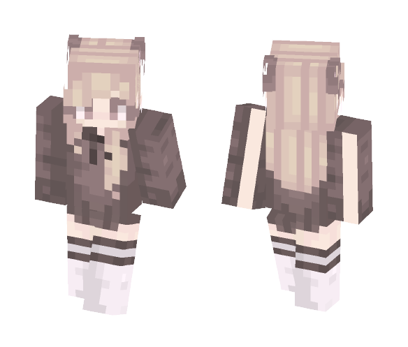 OC Kiramishi Bear (Personal Skin) - Female Minecraft Skins - image 1
