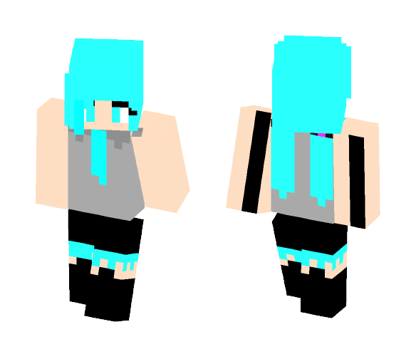 miku hatsune - Female Minecraft Skins - image 1