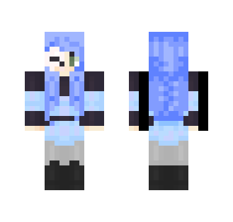 Evil blue girl - Girl Minecraft Skins - image 2