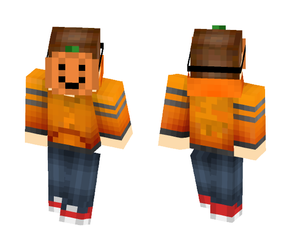 Pumpkin Boy (Halloween Costume) - Boy Minecraft Skins - image 1