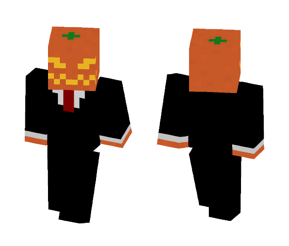 Tuxedo Pumpkin Thing - Male Minecraft Skins - image 1