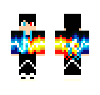 Cool Fire & Ice Boy - Boy Minecraft Skins - image 2