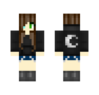 Elyzabeth-Oc-Moon hoodie~ - Female Minecraft Skins - image 2