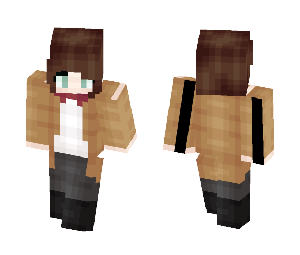 11th doctor as a chick - Female Minecraft Skins - image 1