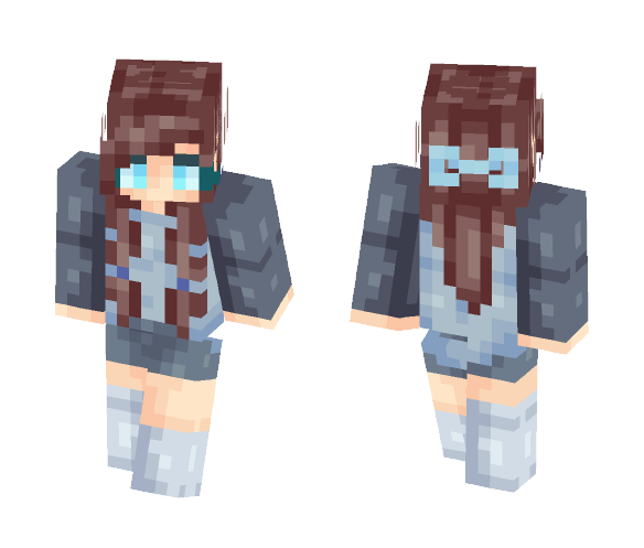 Don't Be So Blue - Female Minecraft Skins - image 1