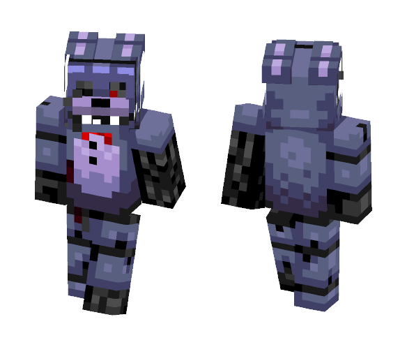 Withered Bonnie With Face - Male Minecraft Skins - image 1