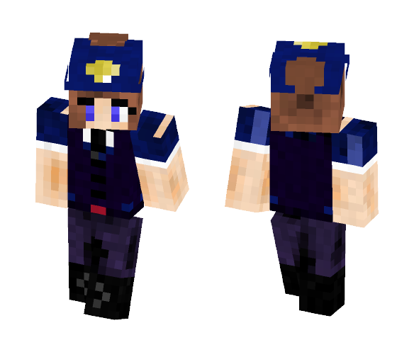True Crime MC (Requested with hat) - Female Minecraft Skins - image 1