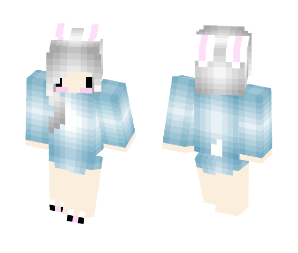 Chibi Bunny Girl - Girl Minecraft Skins - image 1