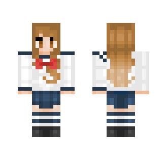 School Girl #2 [Steve Model] - Girl Minecraft Skins - image 2