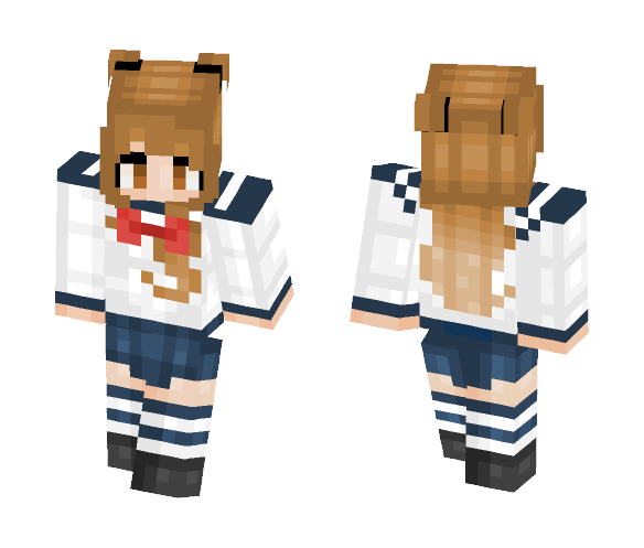 School Girl #2 [Steve Model] - Girl Minecraft Skins - image 1
